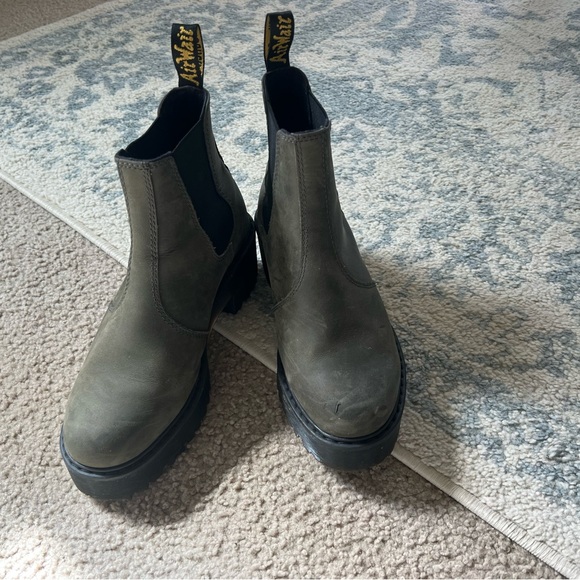 SPENCE LEATHER FLARED HEEL CHELSEA BOOTS Dr. Martin - Picture 2 of 3